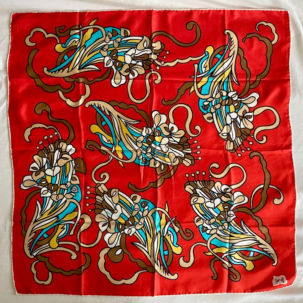 Tres-Elle Silk Scarf - Made in Japan